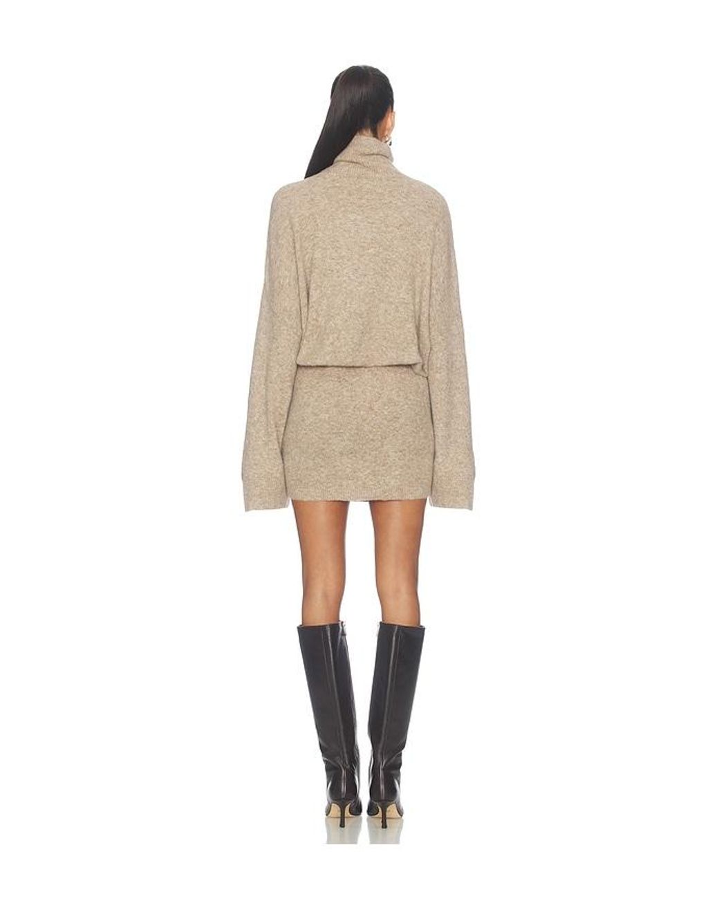 SNDY'S Natural Marlowe Mini Dress