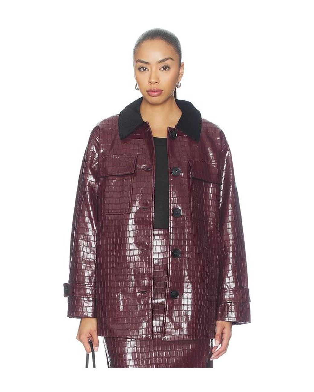 Maude Club Purple Millie Coat