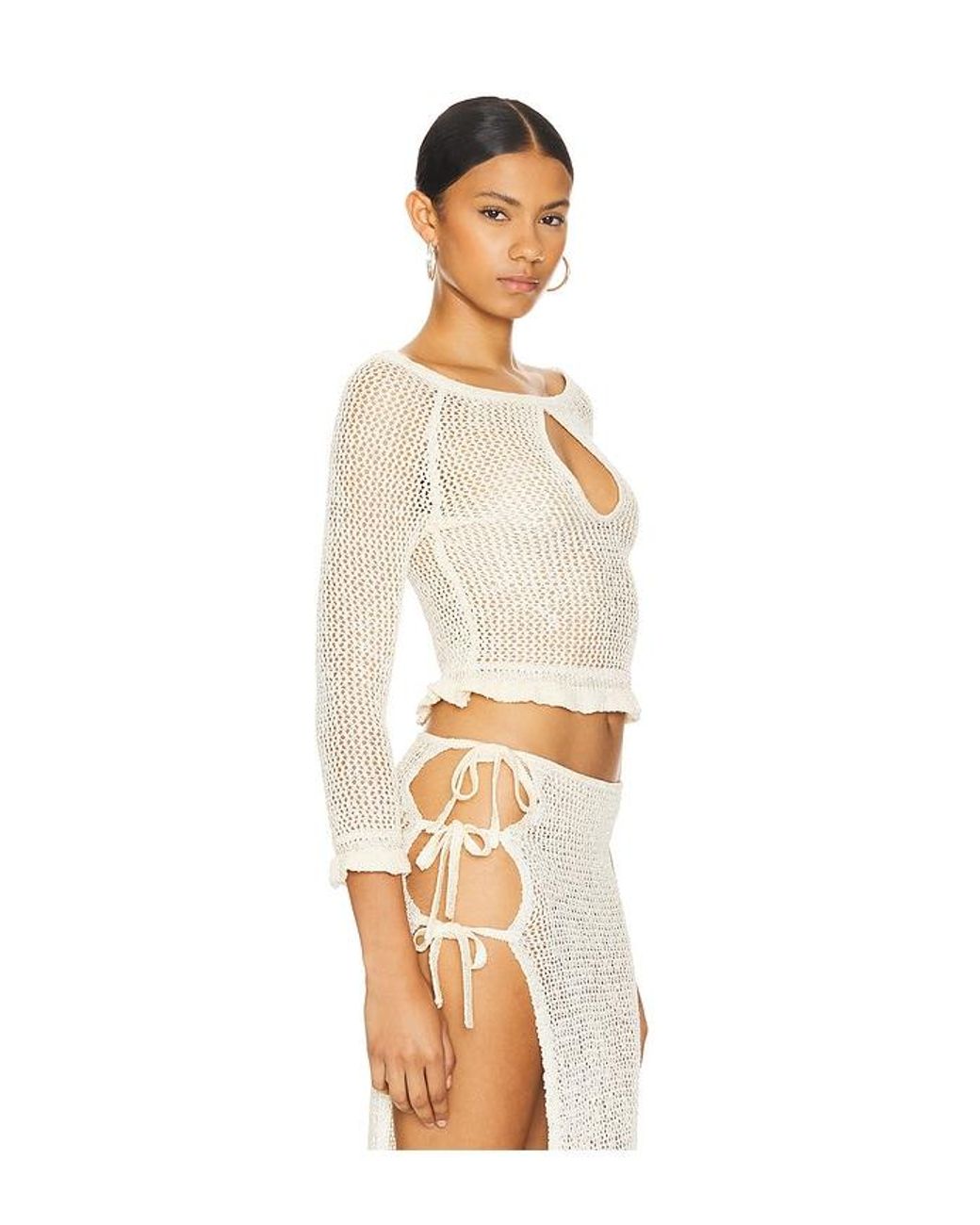 LOBA Natural Alexius Sequin Top