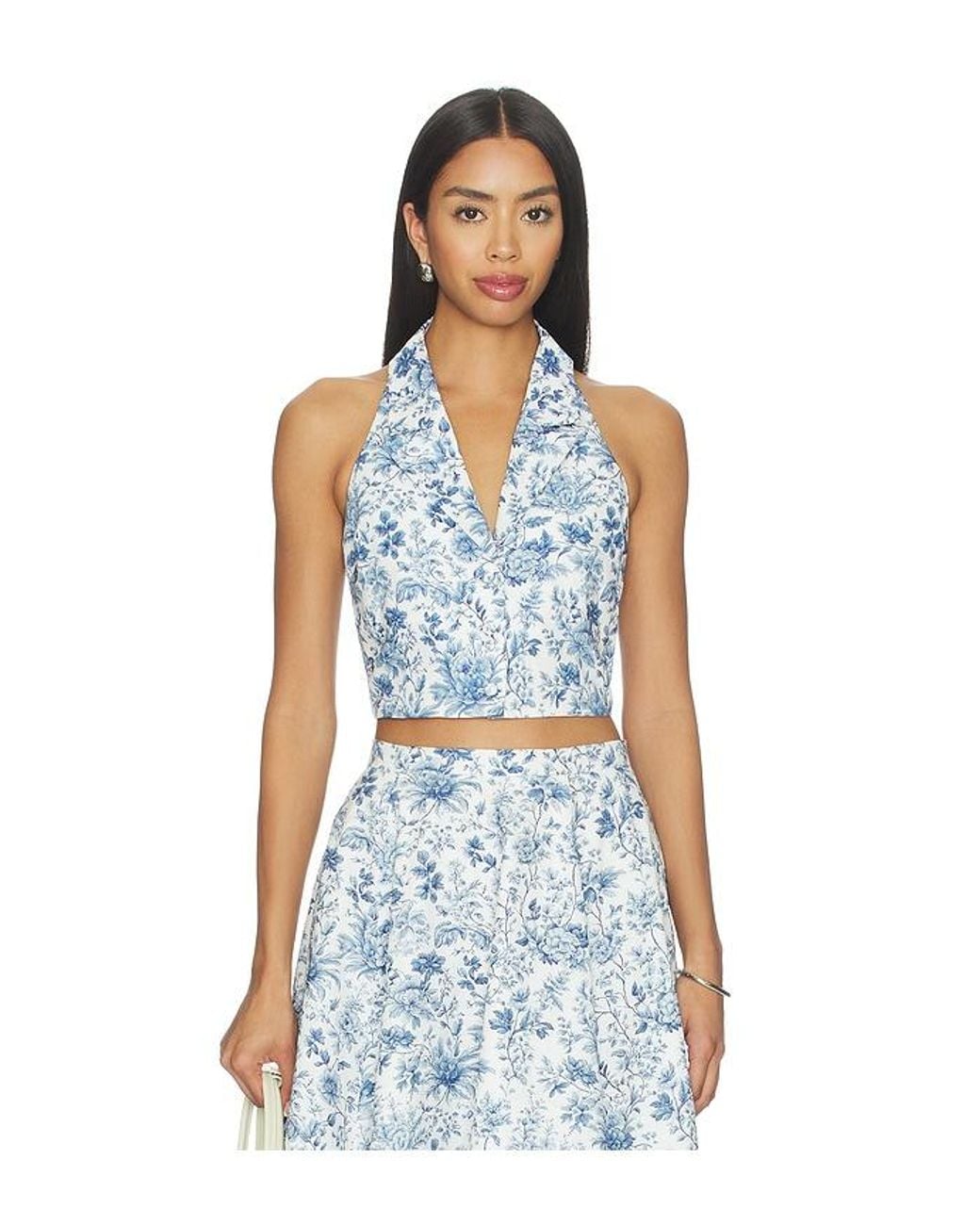 V. Chapman Blue Hunter Top