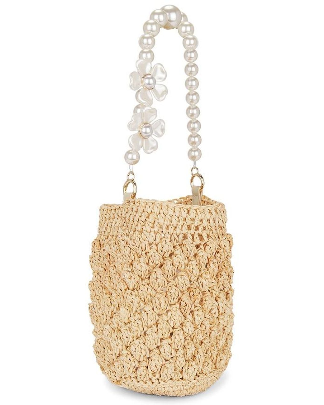 BTB Los Angeles White Uri Bucket Bag