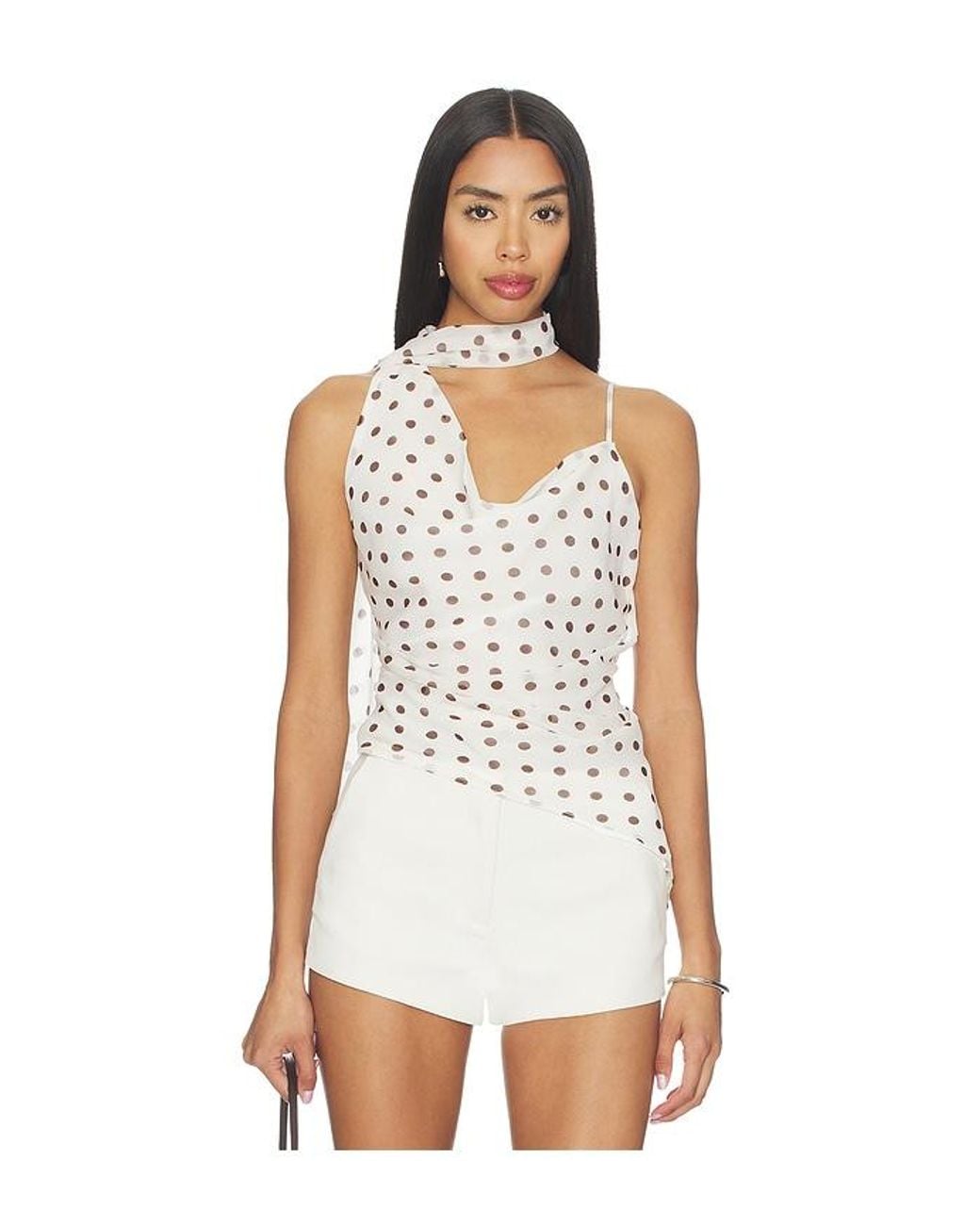 Astr White Adrie Top