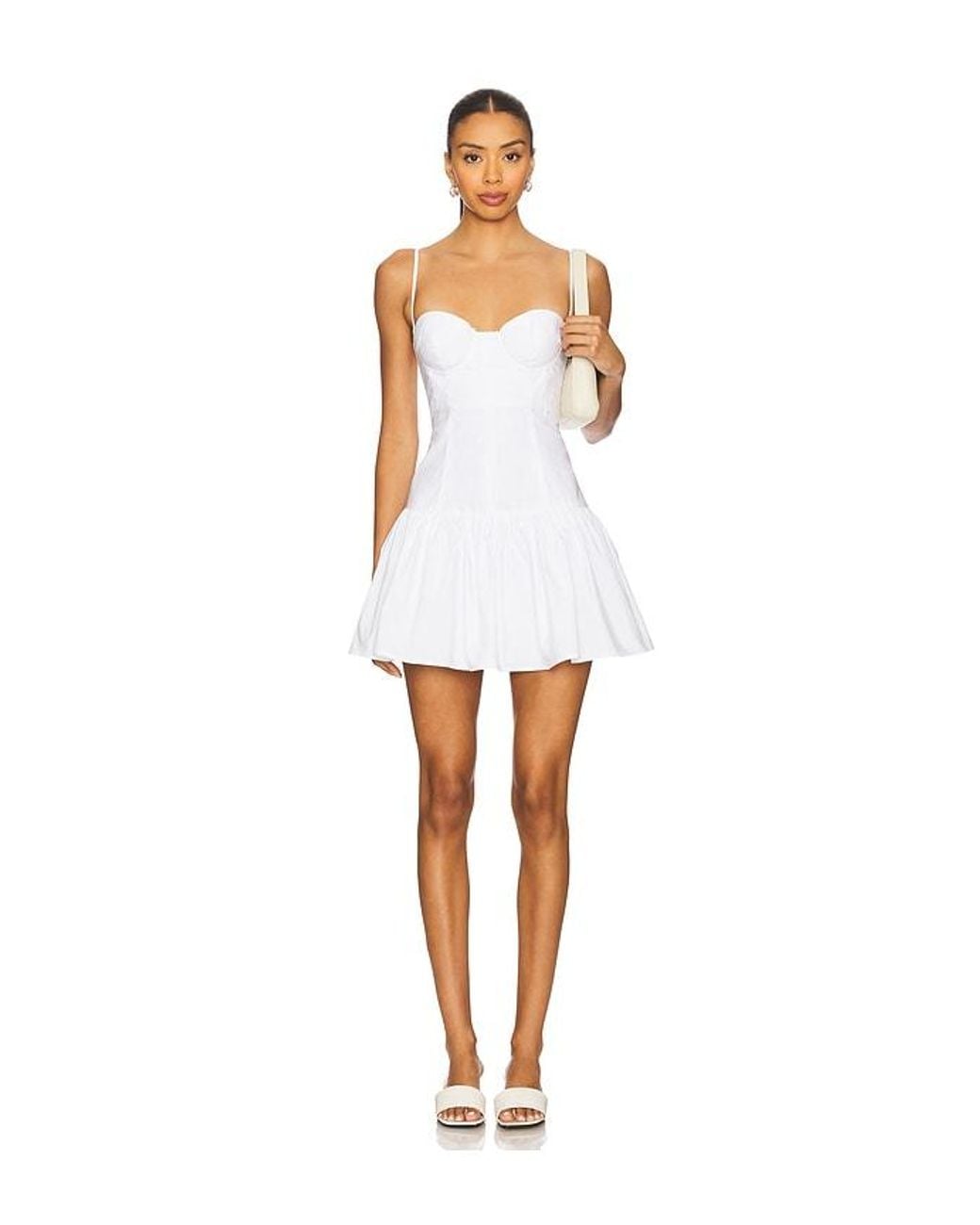 Lovers + Friends White Lindley Mini Dress