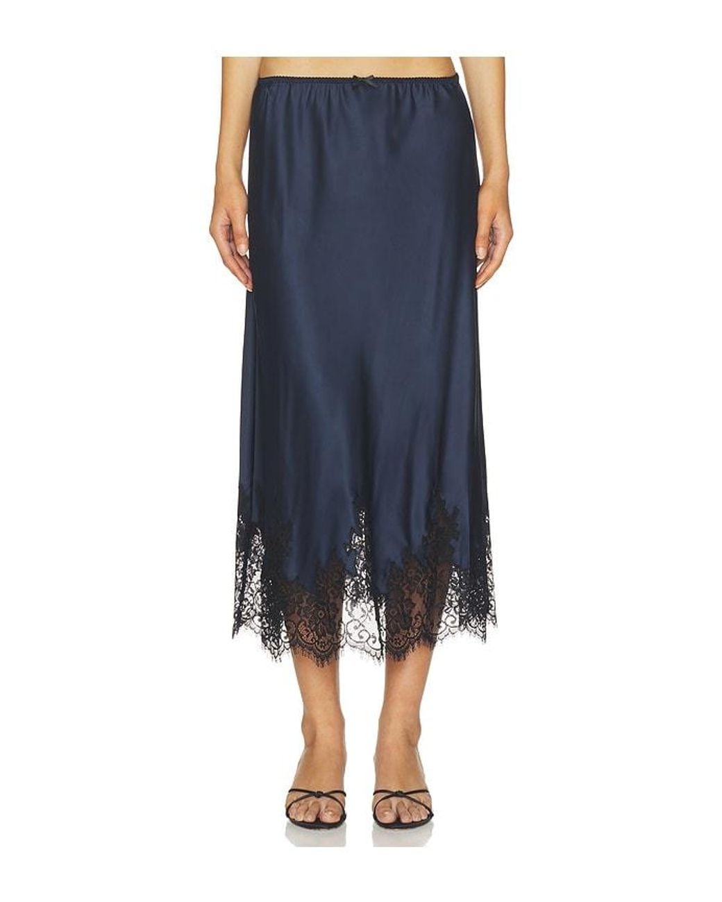 PAIGE Blue Kelso Skirt