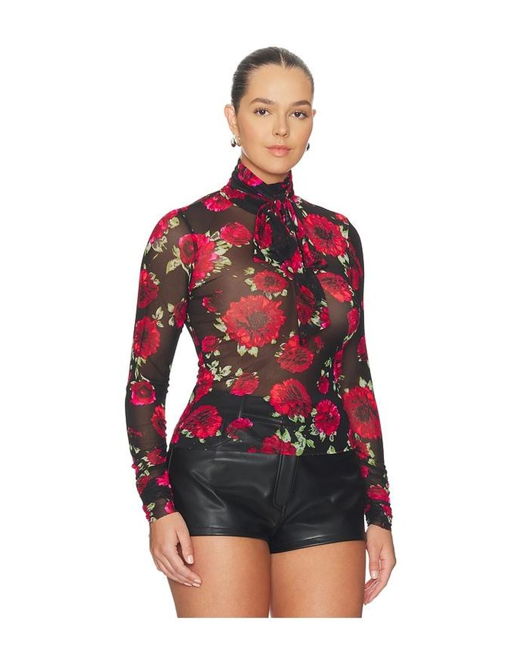 AFRM Red Julien Blouse