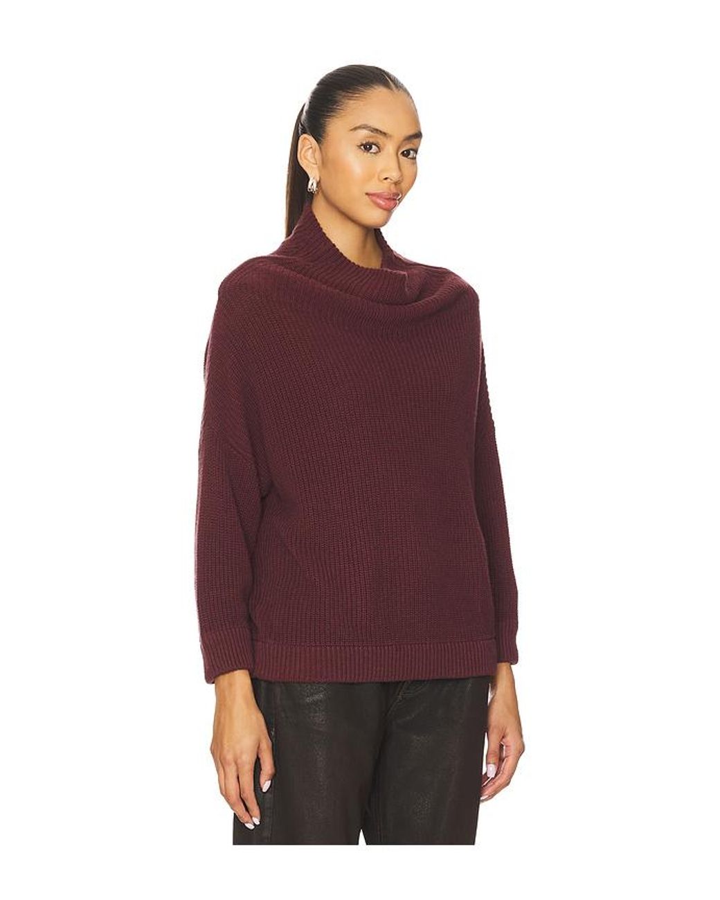 Autumn Cashmere Purple Trichterhals