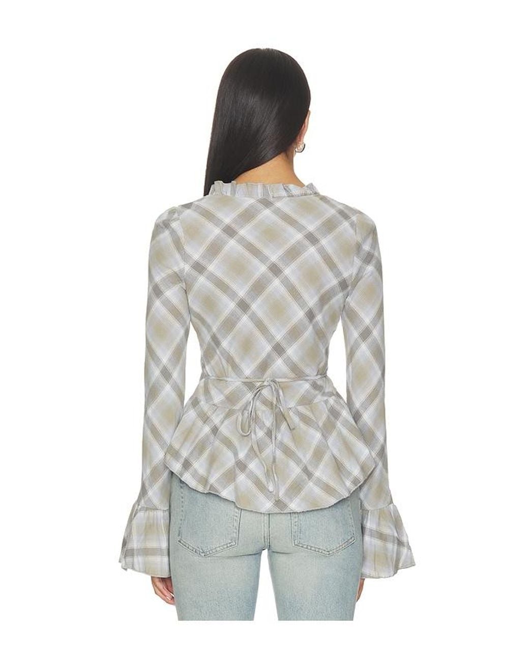 Lioness White Odette Long Sleeve Top