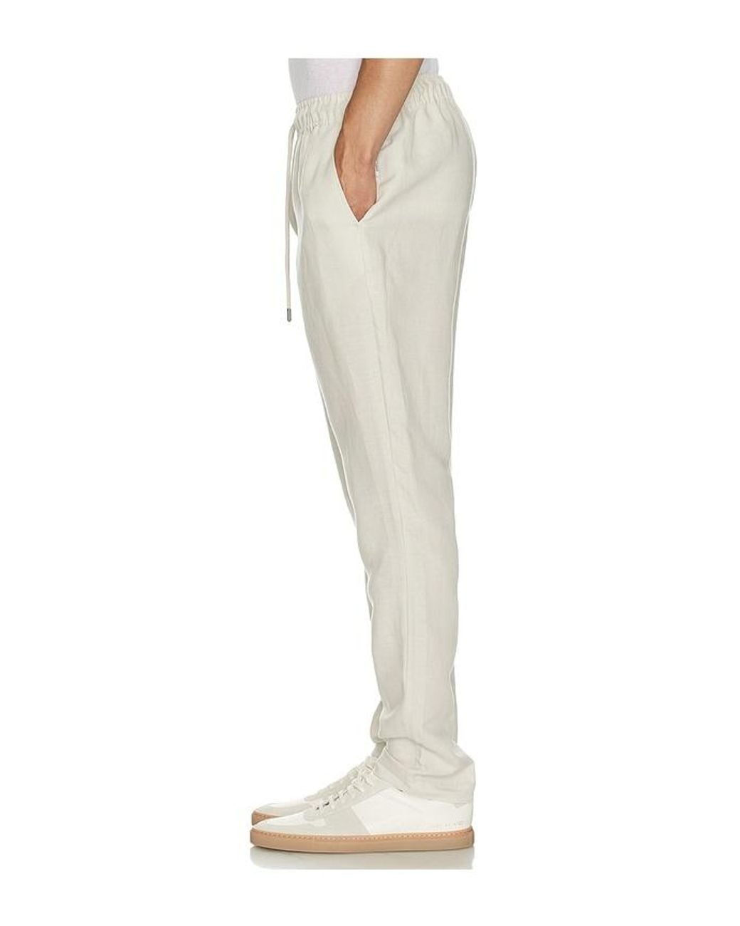 Onia White Air Linen Pull-On Pants for men