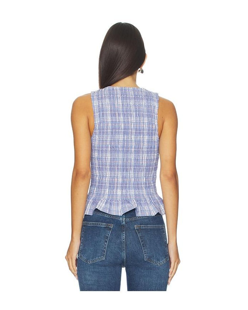Lovers + Friends Blue Reese Top