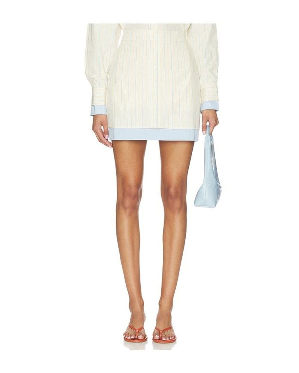 Line & Dot White X Revolve Leia Skirt