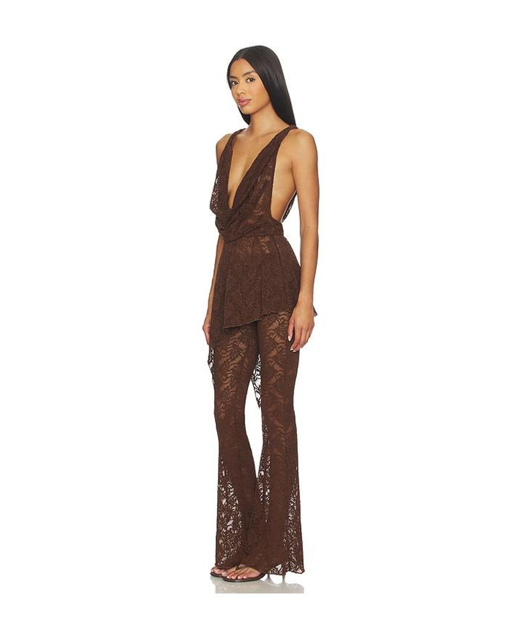 superdown Brown Hotpants-Set Colson