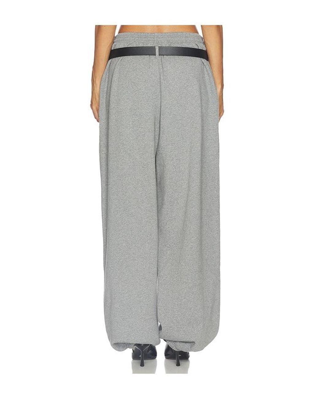 Alexander Wang Gray Belted Sweatpant