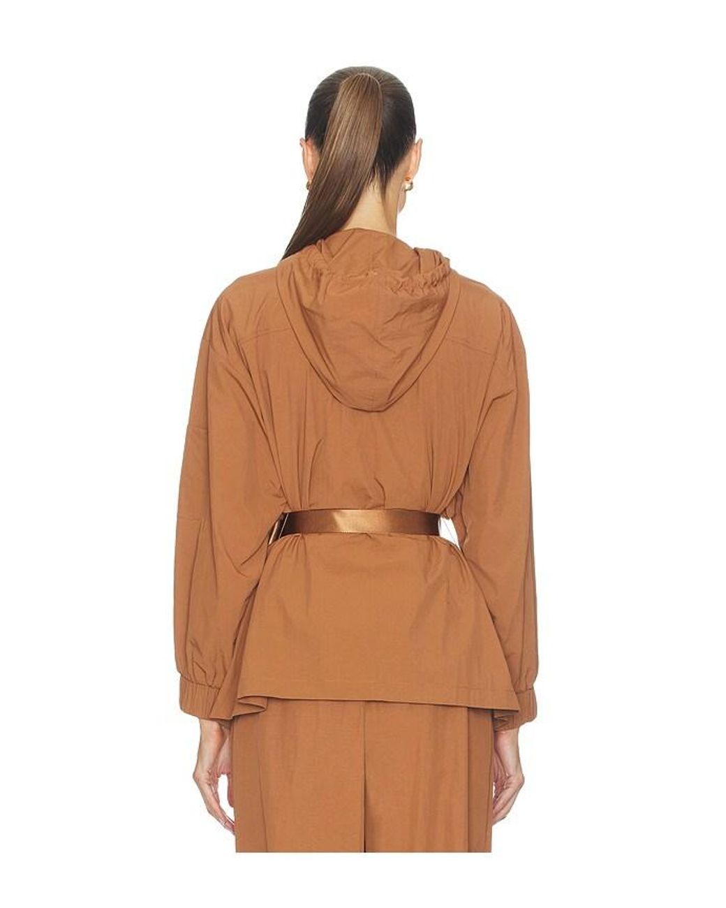 L'Agence Brown 'Agence Calina Windbreaker Jacket