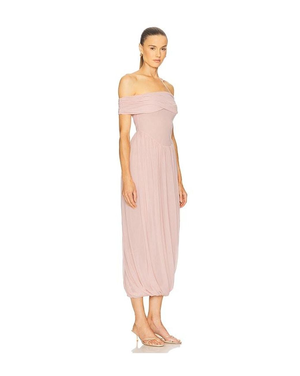 Camila Coelho White Leopoldina Midi Dress