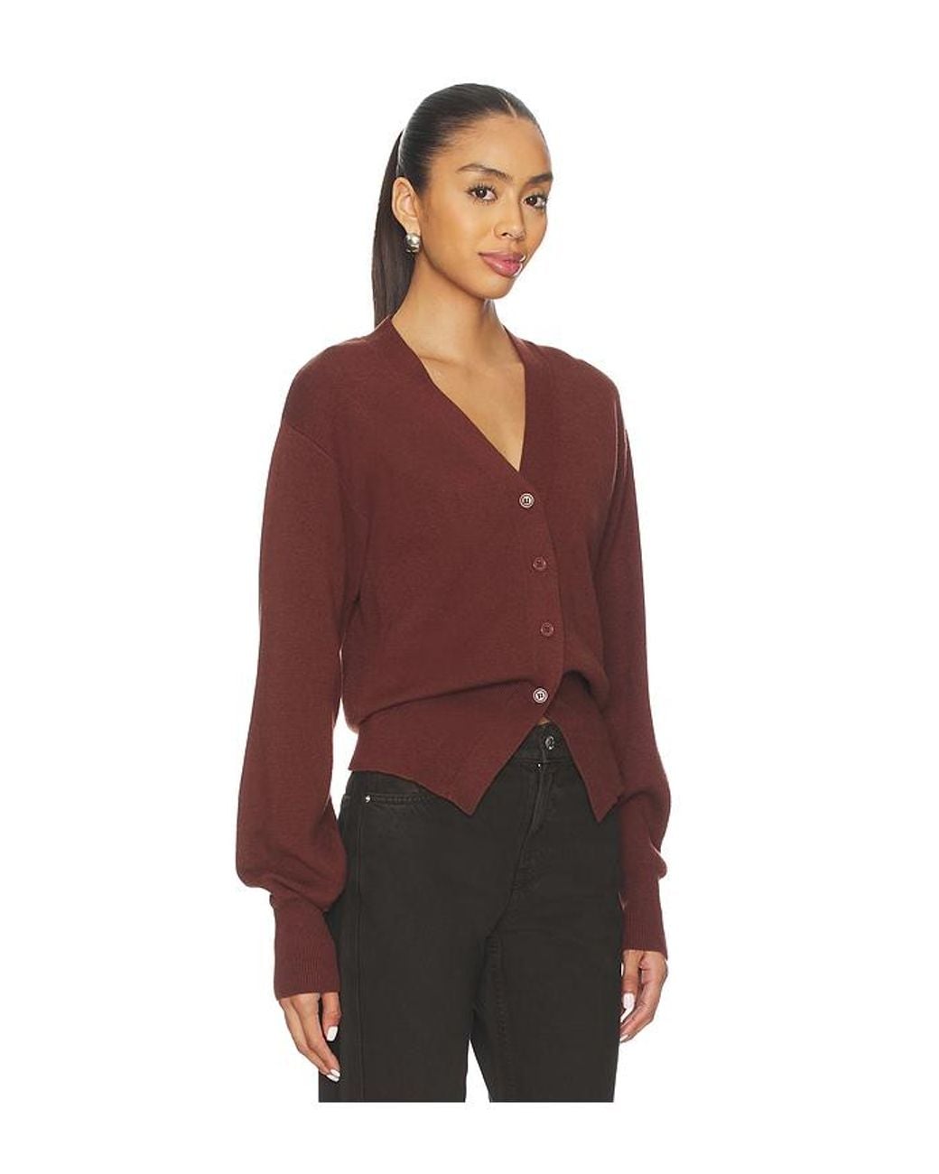 ALL THE WAYS Purple Clea Cardigan