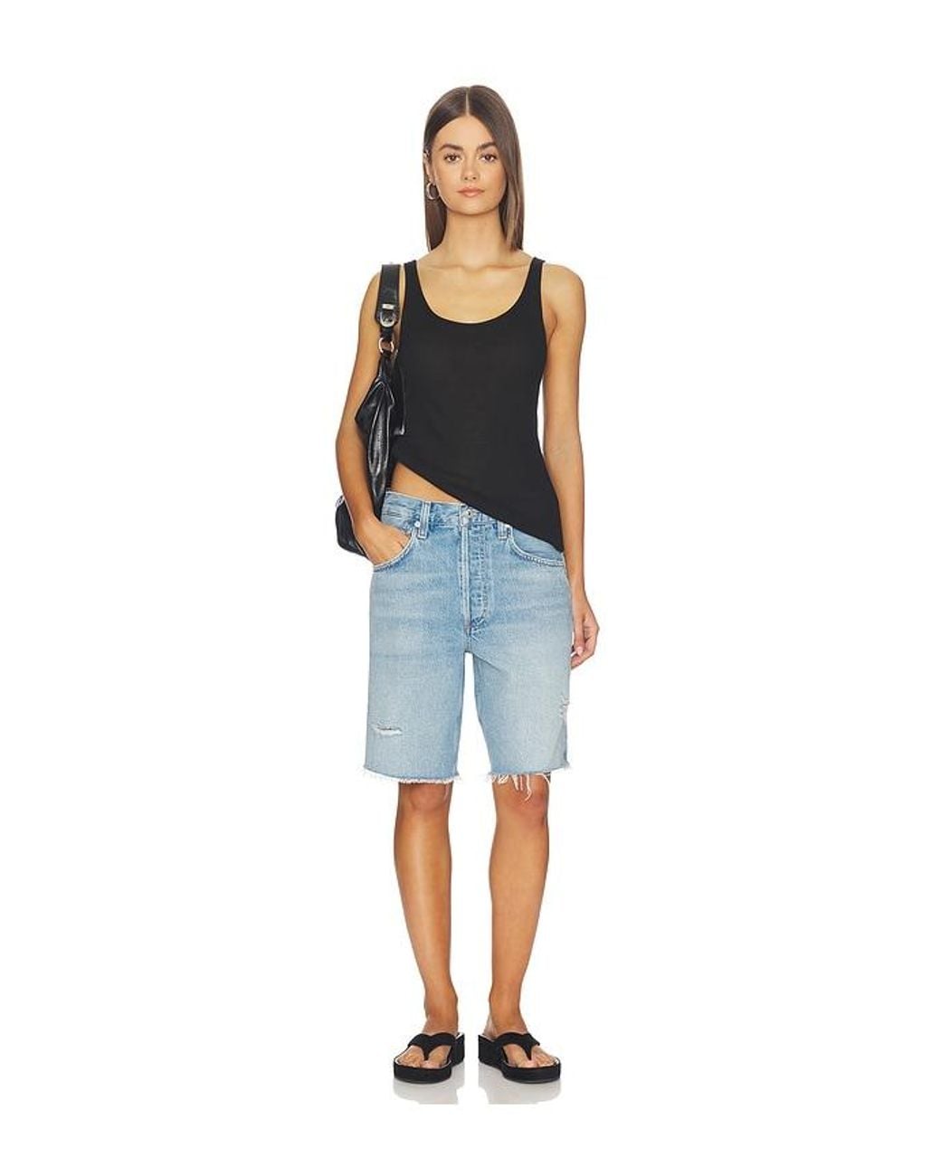 Citizens of Humanity Blue Ayla Short