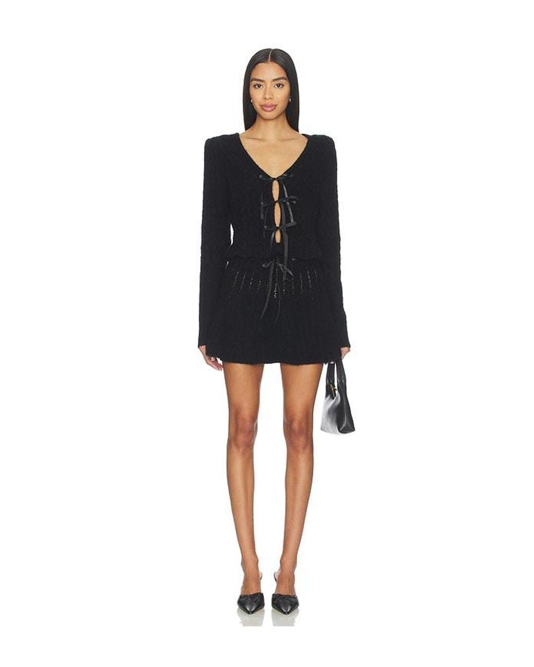 MAJORELLE Black Serra Cardigan