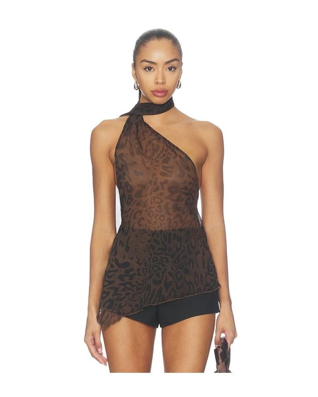 superdown Black Gabriette Choker Top
