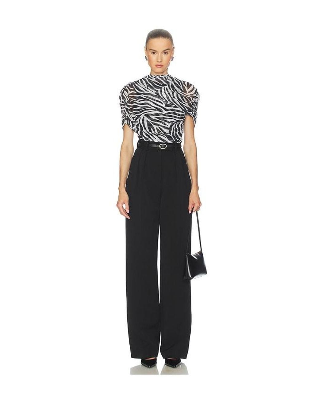 Amanda Uprichard Black X Revolve Evianna Top