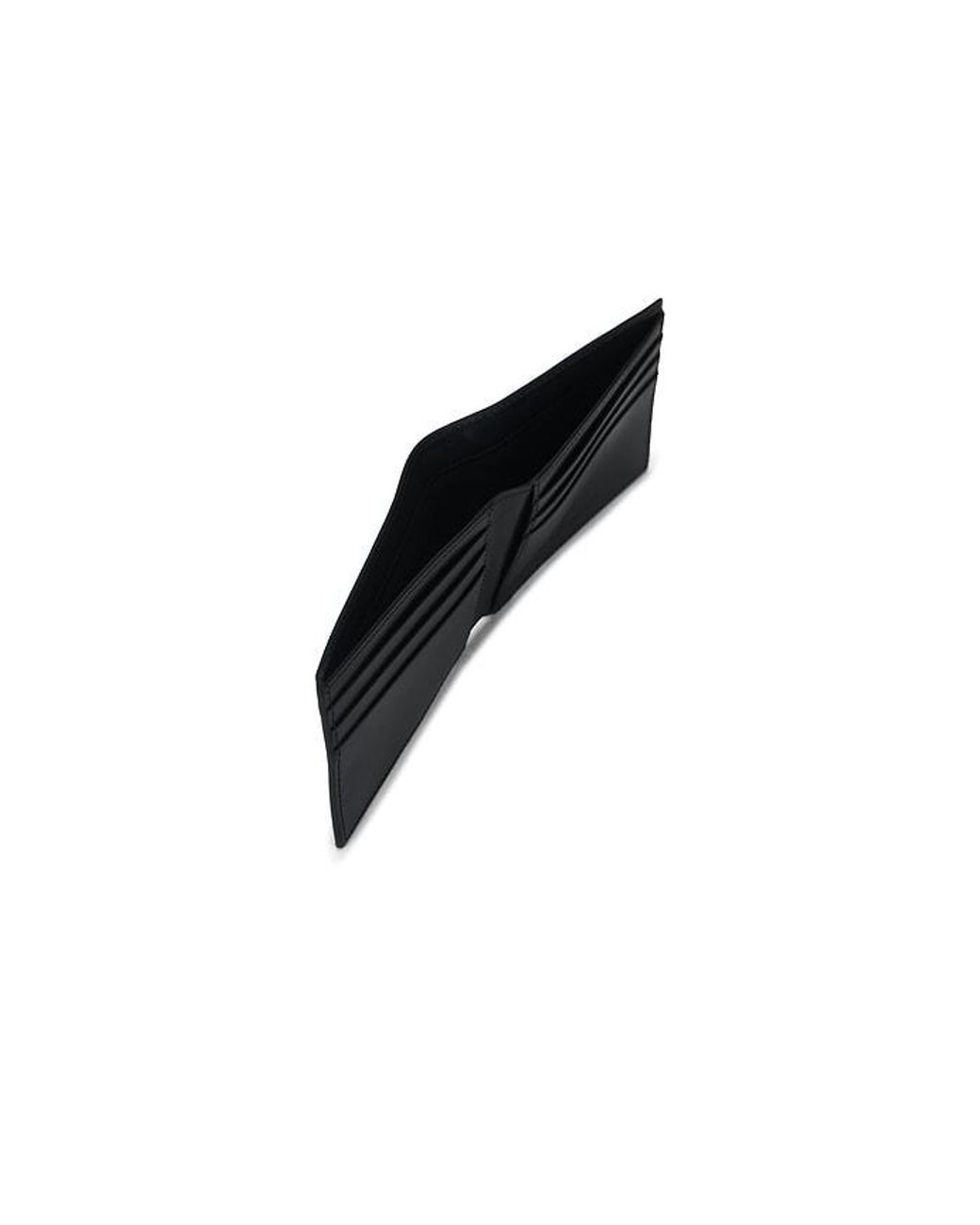 Off-White c/o Virgil Abloh Black Jitney Quote Bifold Wallet for men