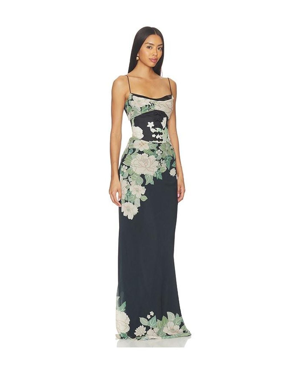 SAU LEE Blue Esme Dress