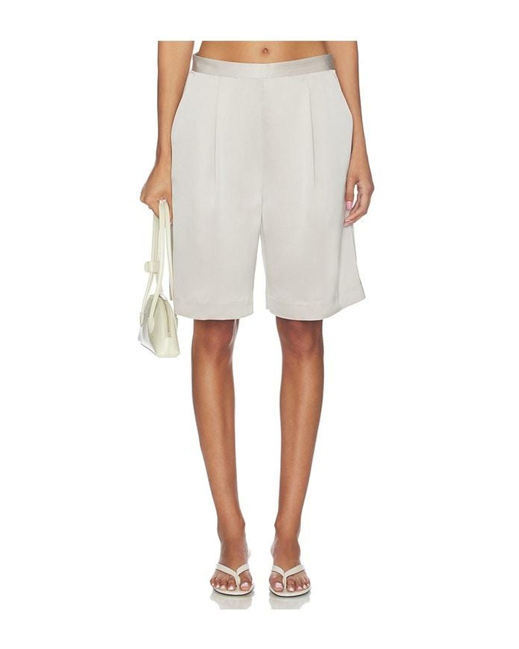 Susana Monaco White Satin Short