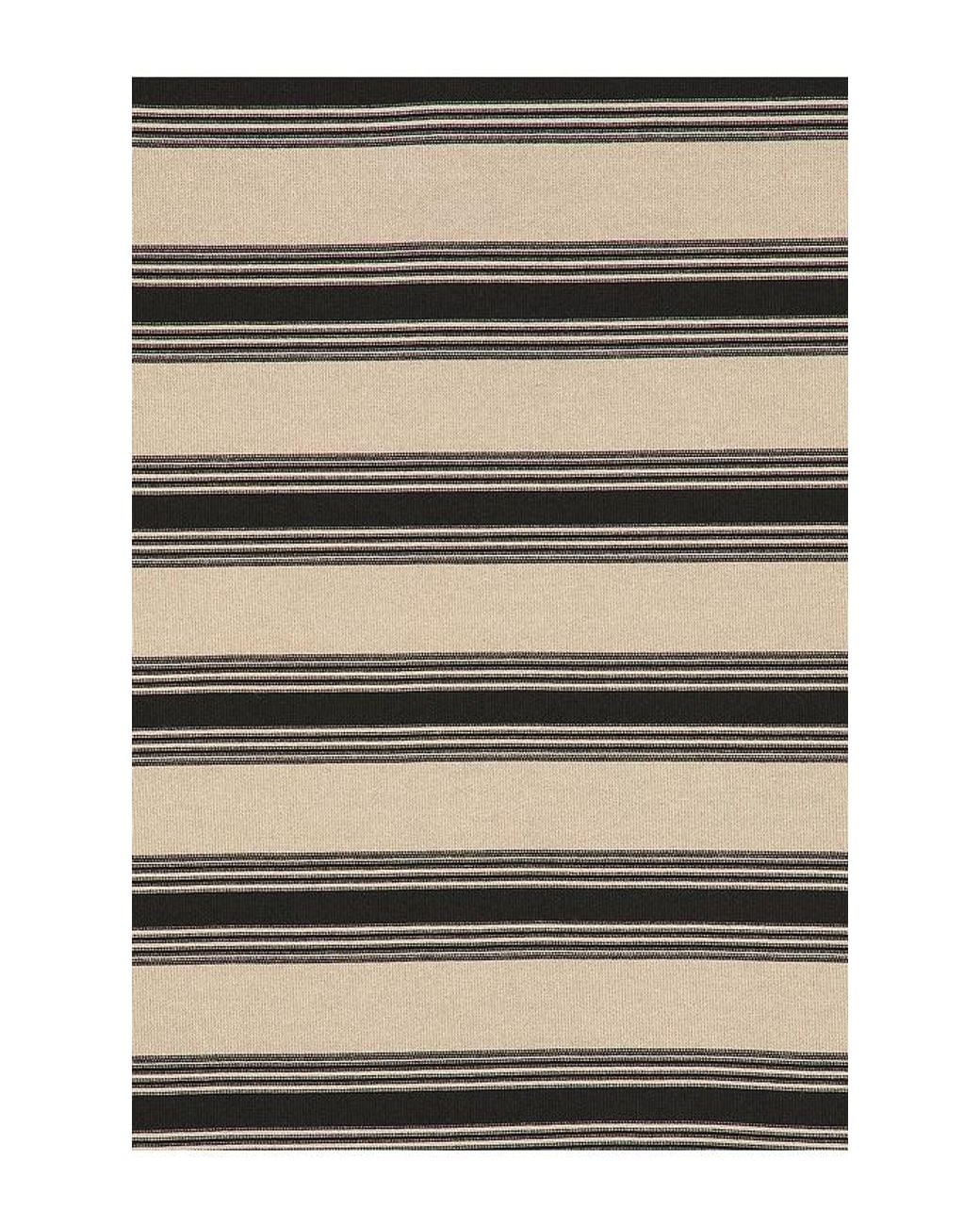 Rhythm Black Vintage Stripe Havana Polo for men