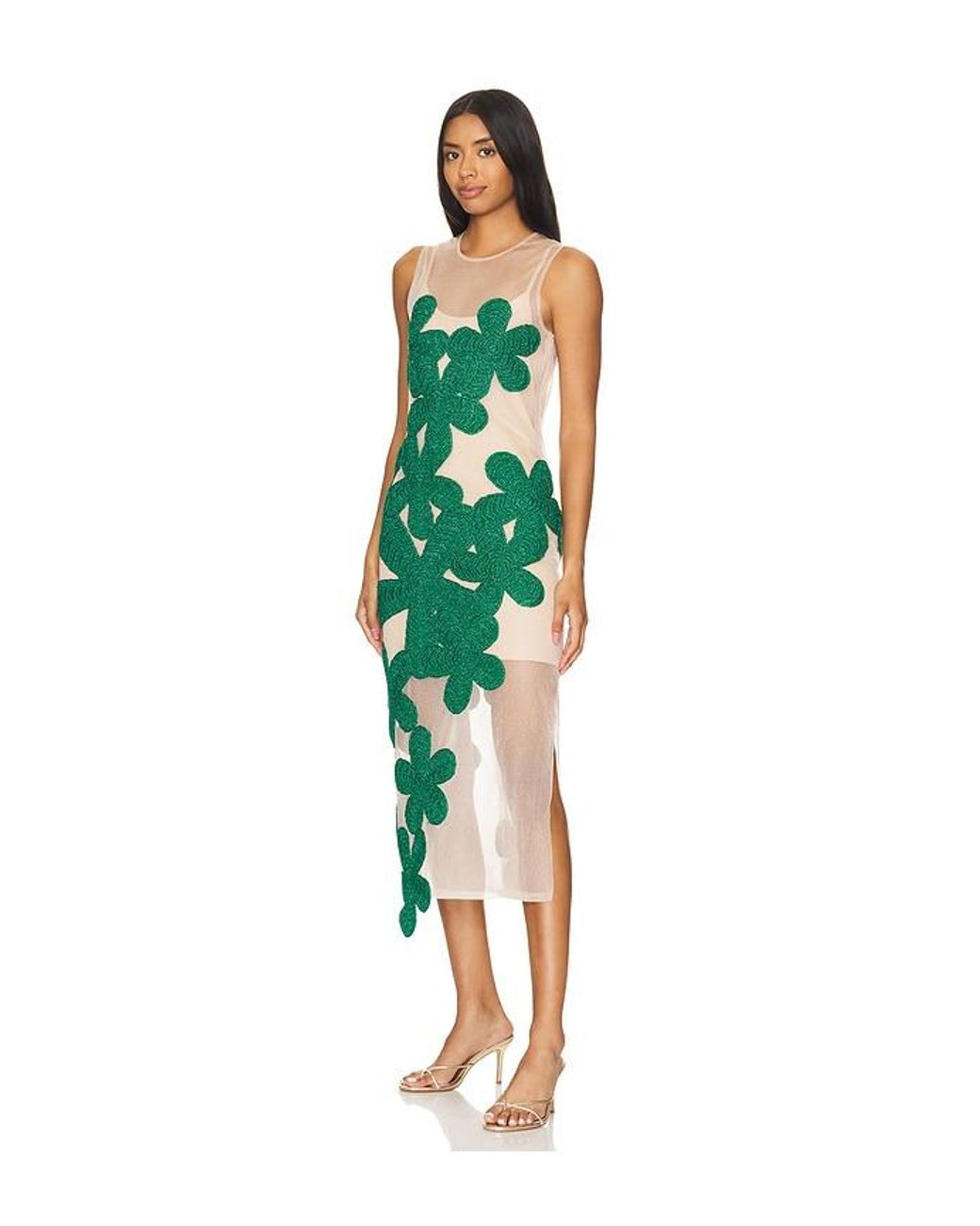 Simon Miller Hibiscus Crochet Dress in Green | Lyst