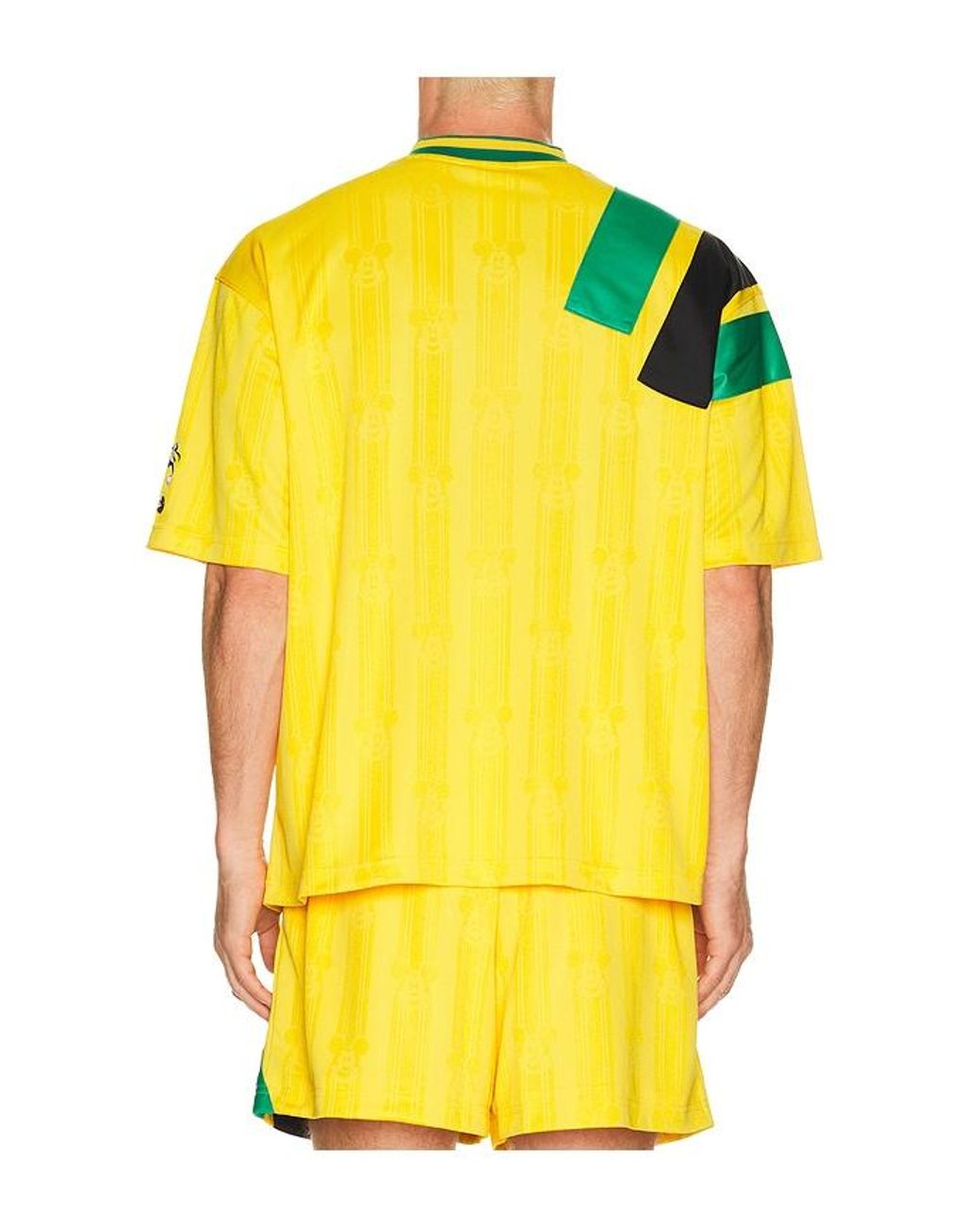Adidas Originals Yellow X Brain Dead X Disney Football Jersey for men
