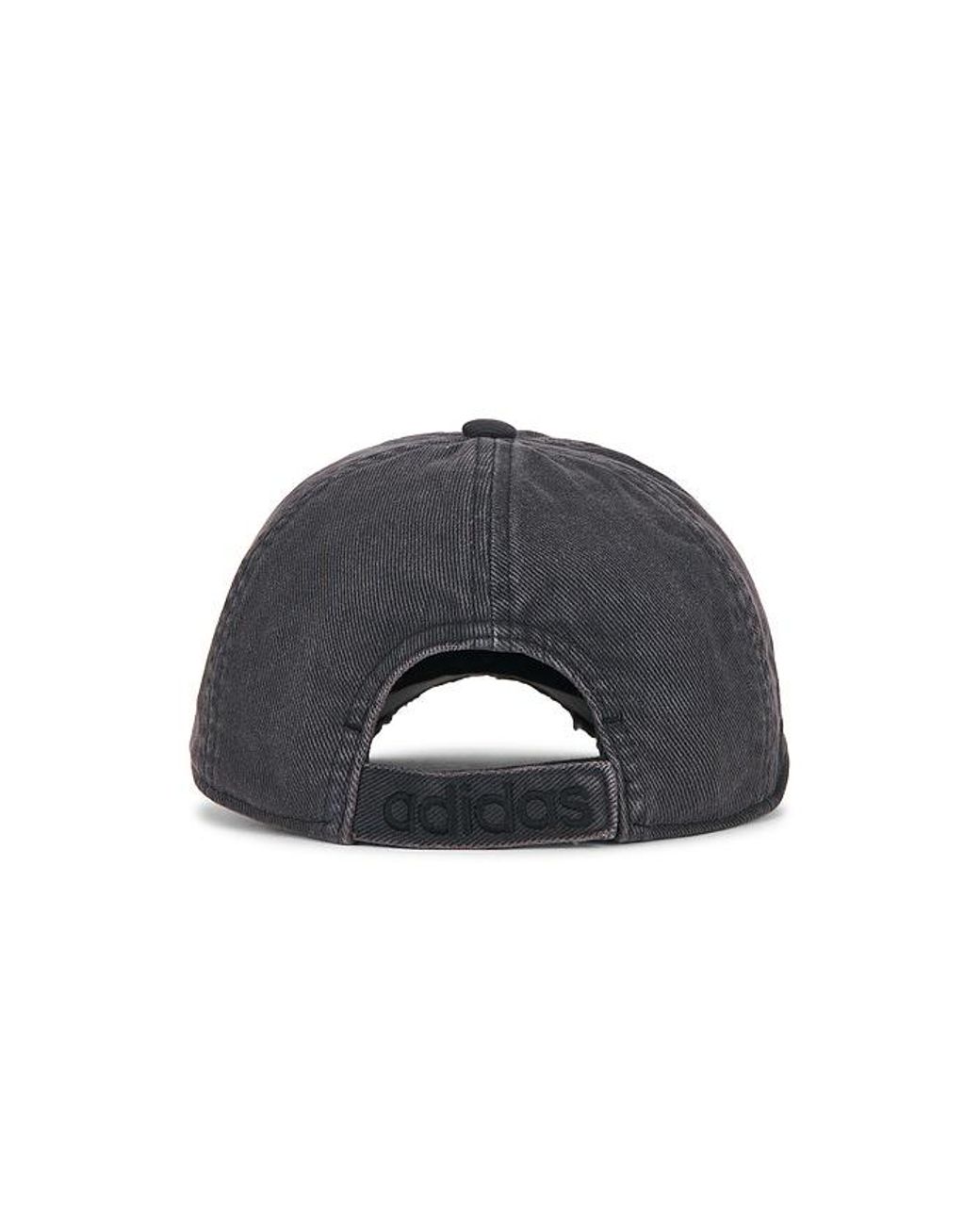 Adidas Originals Black Av Double Brim Slashed Cap