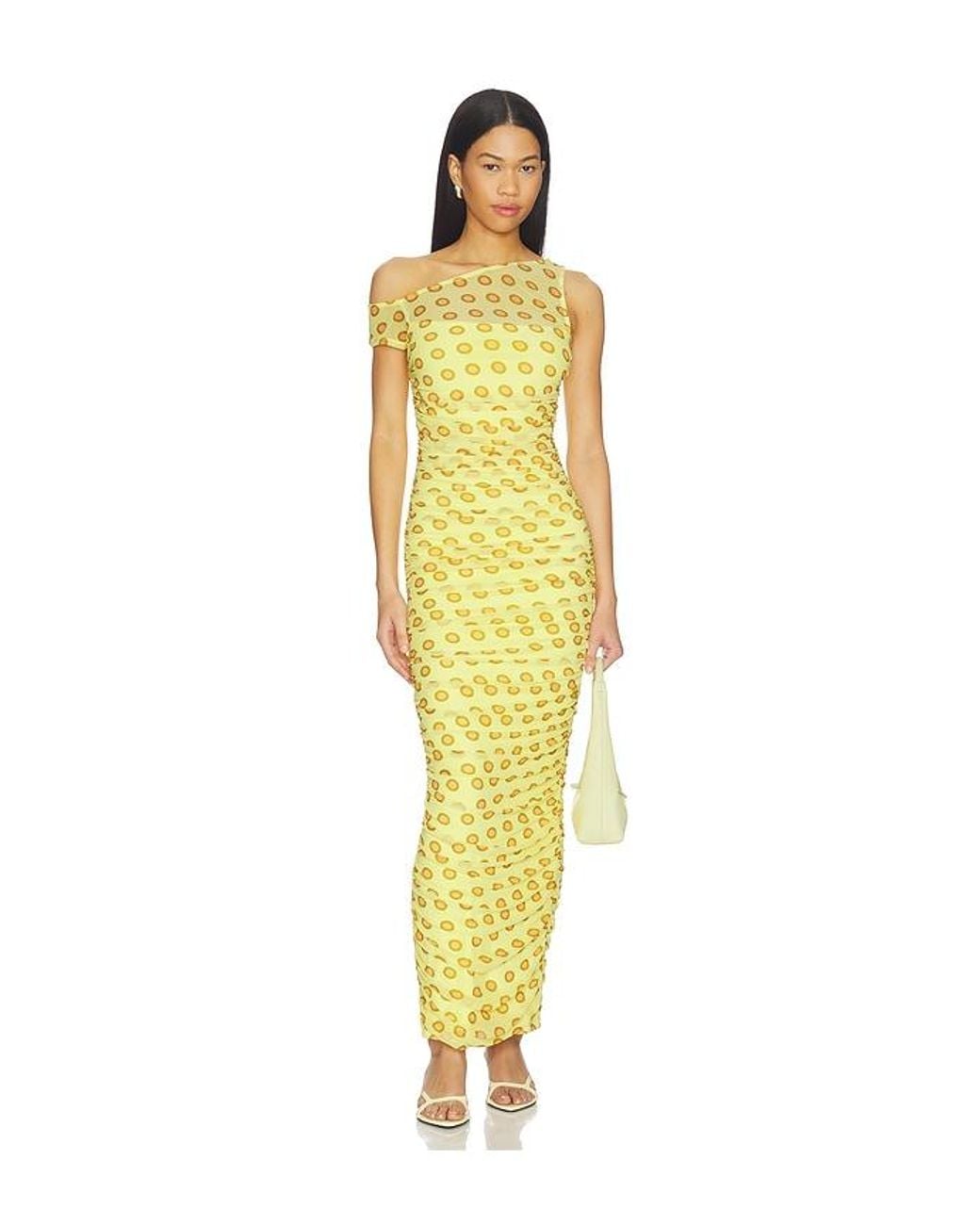 AFRM Yellow Biona Dress