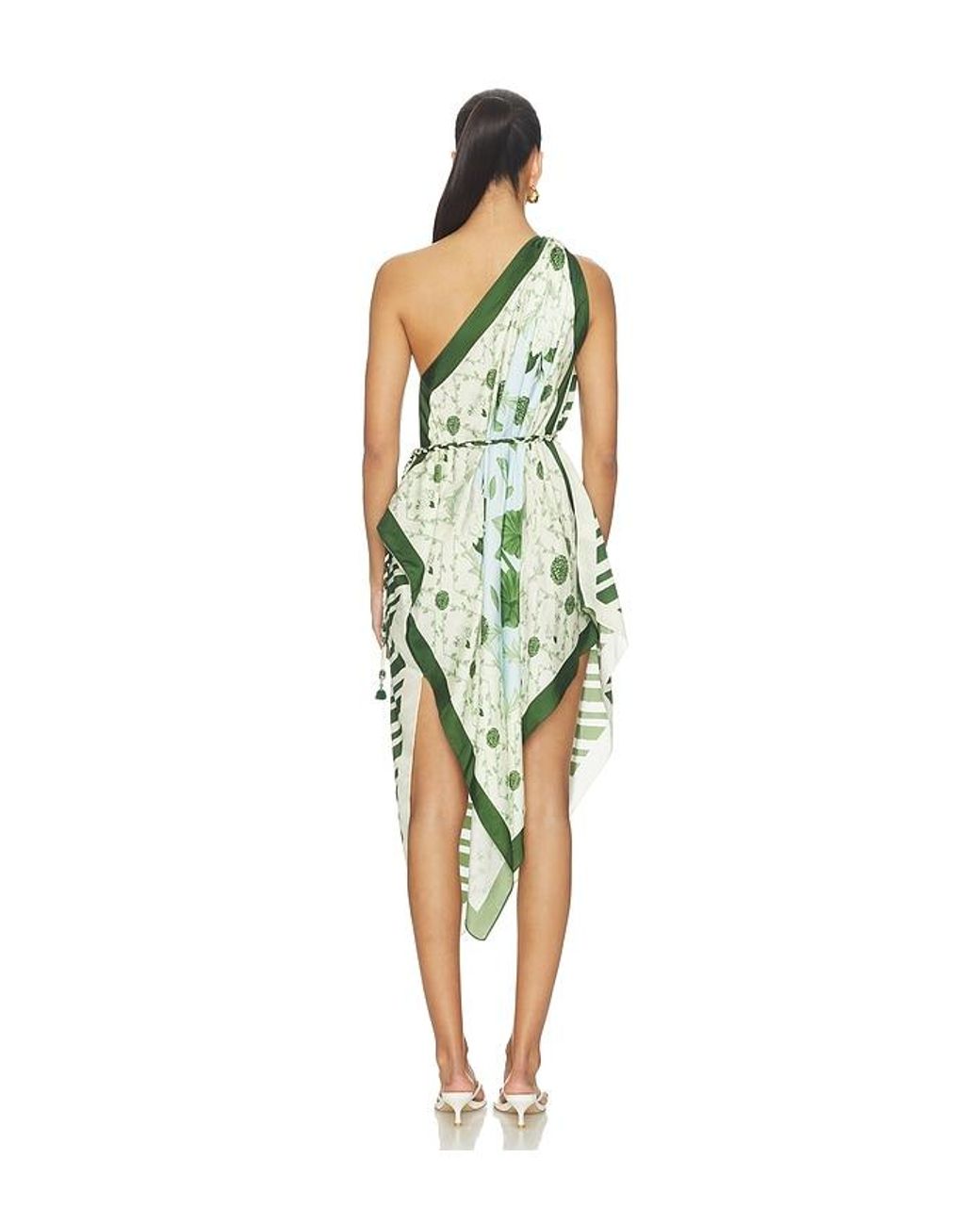 VERANDAH Multicolor Multiway Scarf Blouse Dress