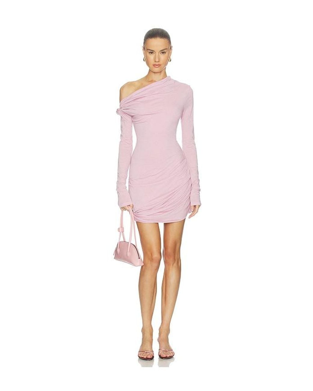 Paris Georgia Pink Manahou Twist Mini Dress