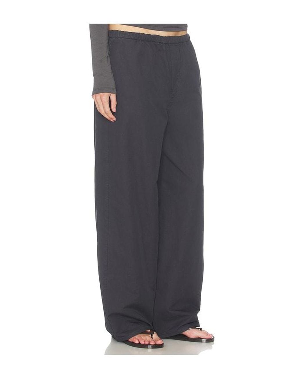 GRLFRND Black Kacey Pull On Wide Leg
