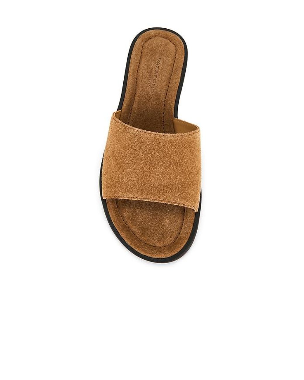 Vagabond White Zaida Suede Sandal