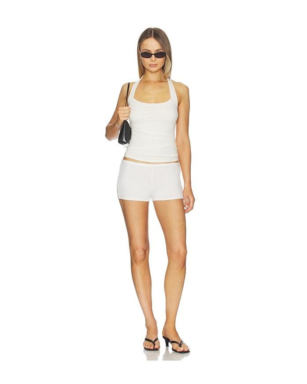 geel White Roxie Short