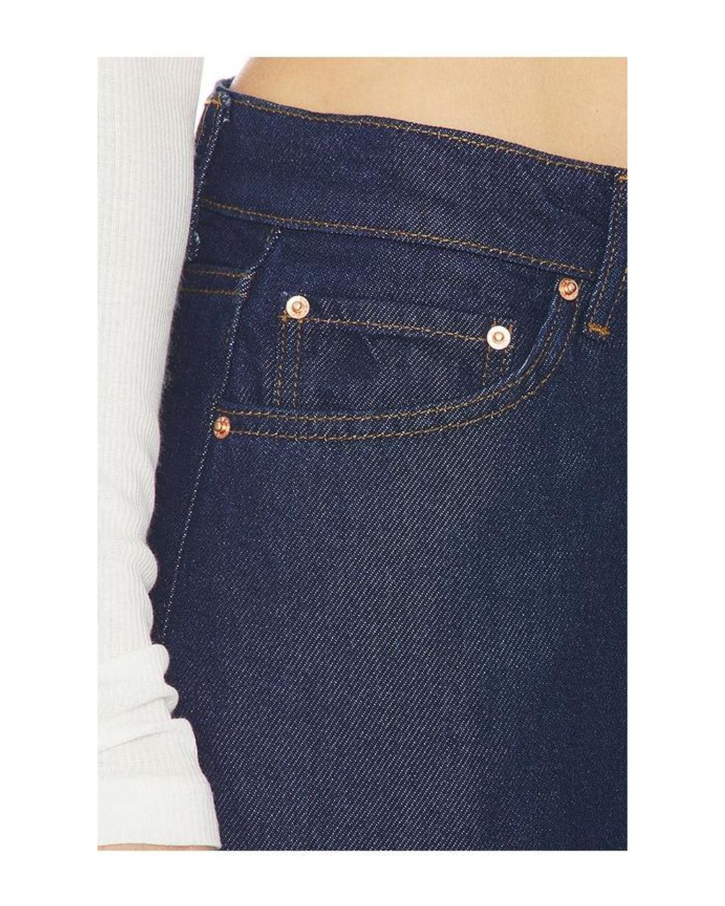 GRLFRND Blue Bella Low Rise Boyfriend