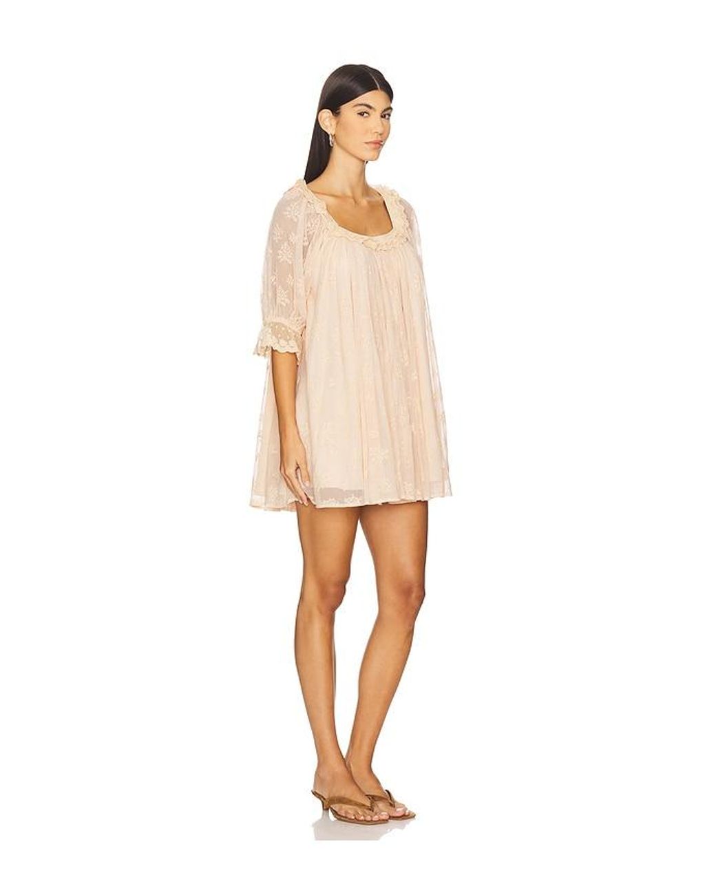 Tularosa Natural Gracie Mini Dress
