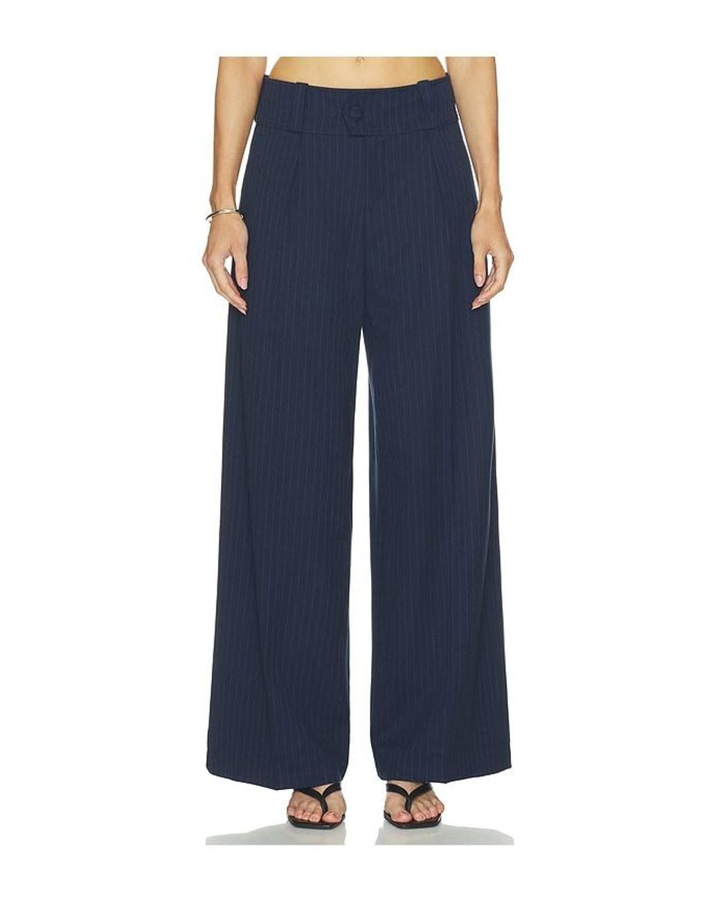 Amanda Uprichard Blue Noho Pants