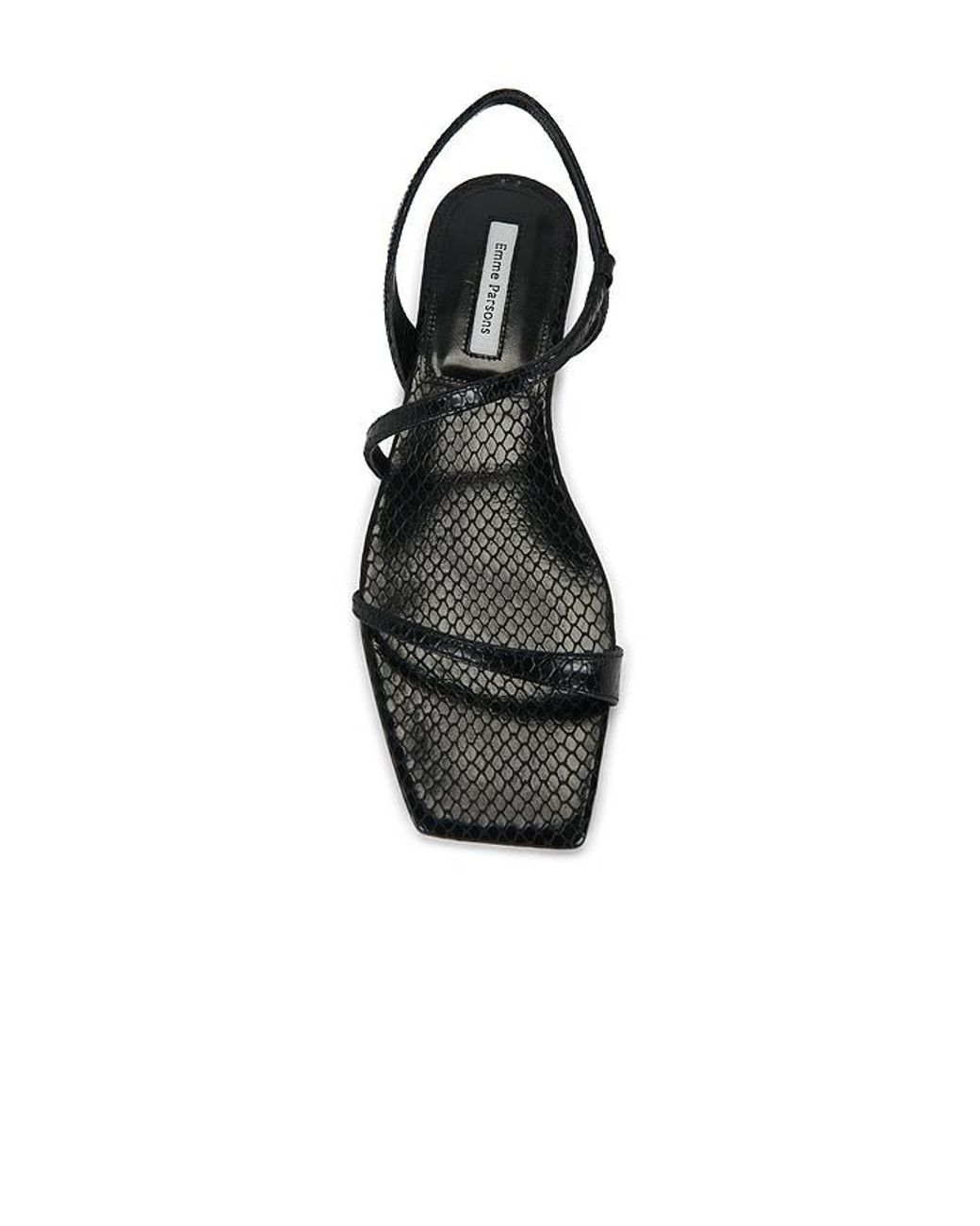 Emme Parsons Black Delice Sandal