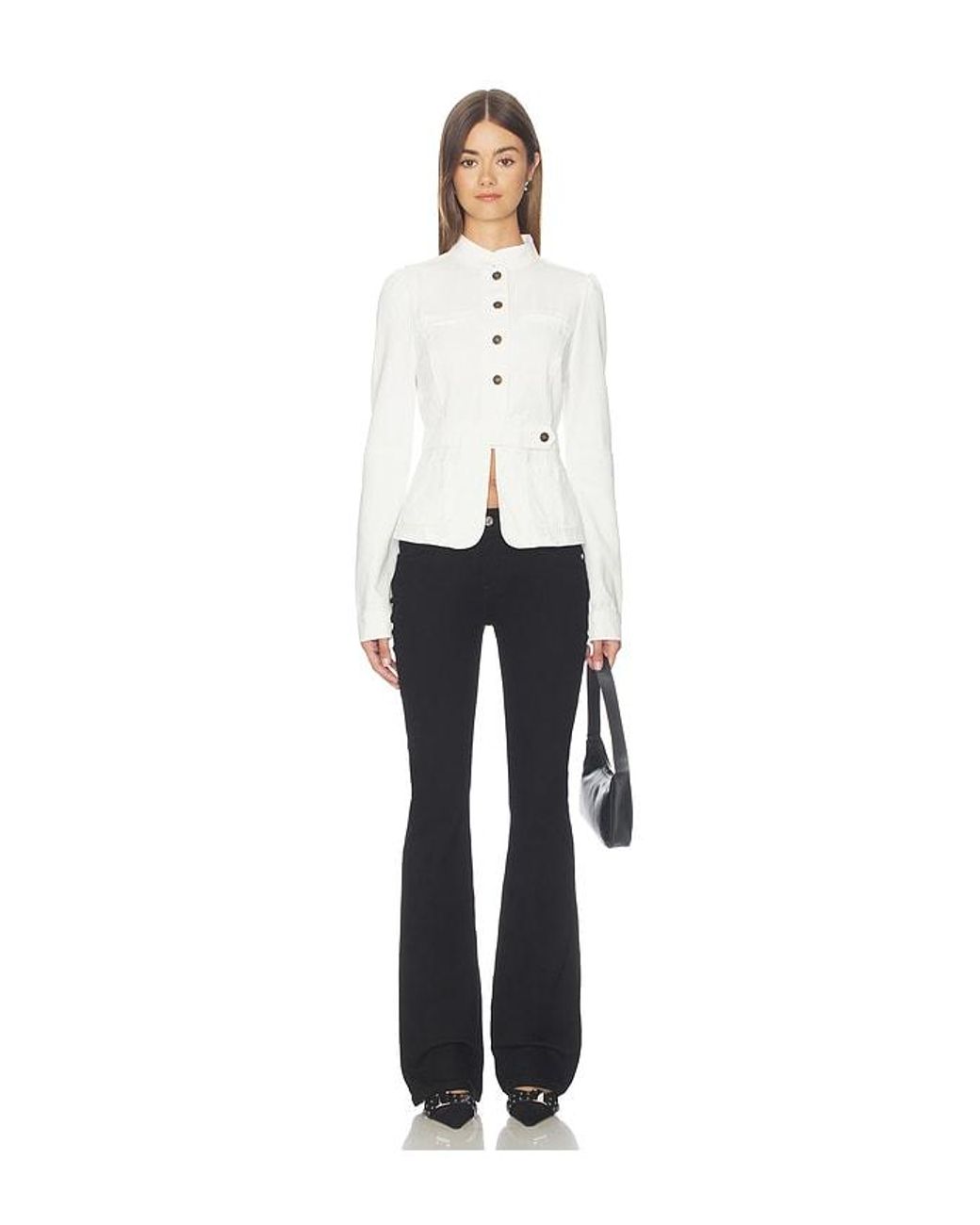 Lioness White Brooklyn Denim Jacket