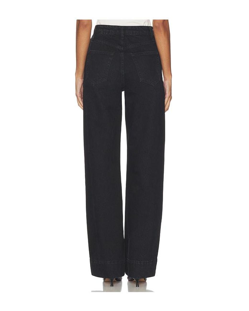 FRAME Black The Streamline Jeans