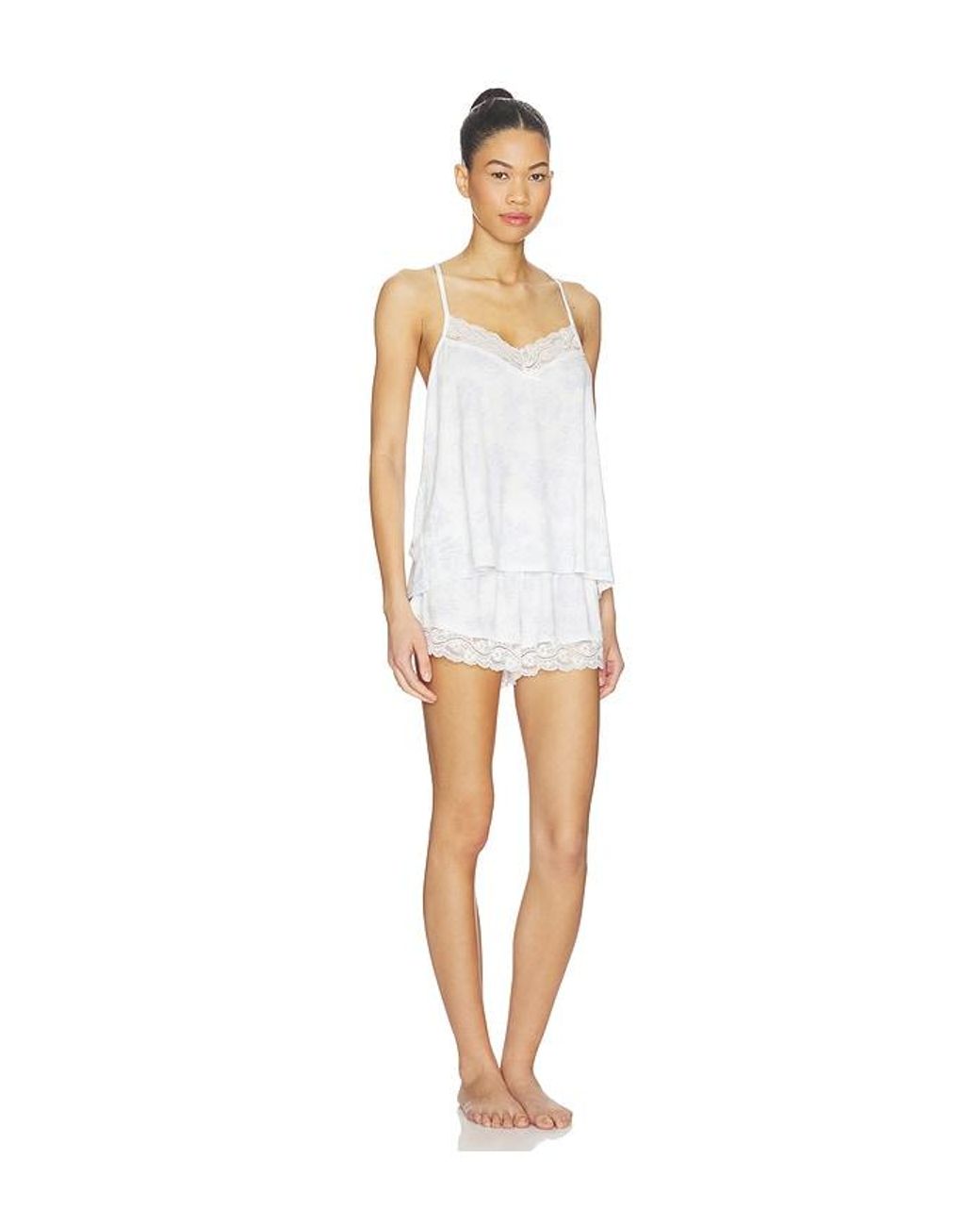 Flora Nikrooz White Eloise Pajama Set