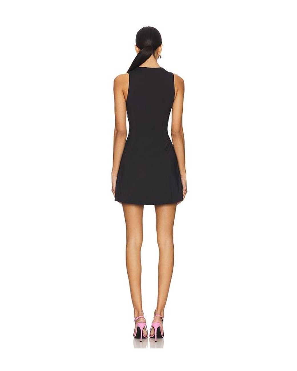 MORE TO COME Black Britney Mini Dress