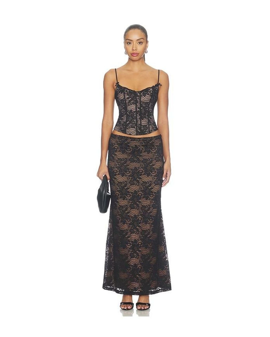 Runaway the Label Black Kiani Lace Bustier