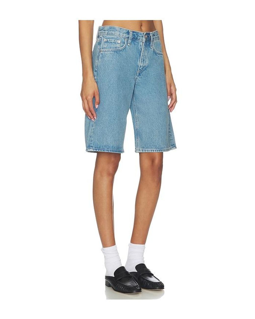 Rag & Bone Blue Ariel Shorts