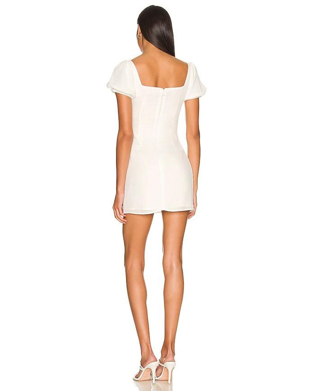 MORE TO COME White Maddy Mini Dress