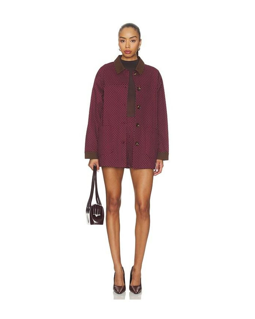 Maude Club Purple Lori Shorts