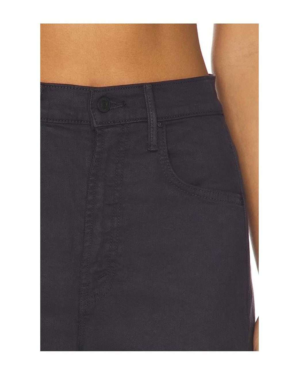 Mother Blue The Half Pipe Flood Jeans