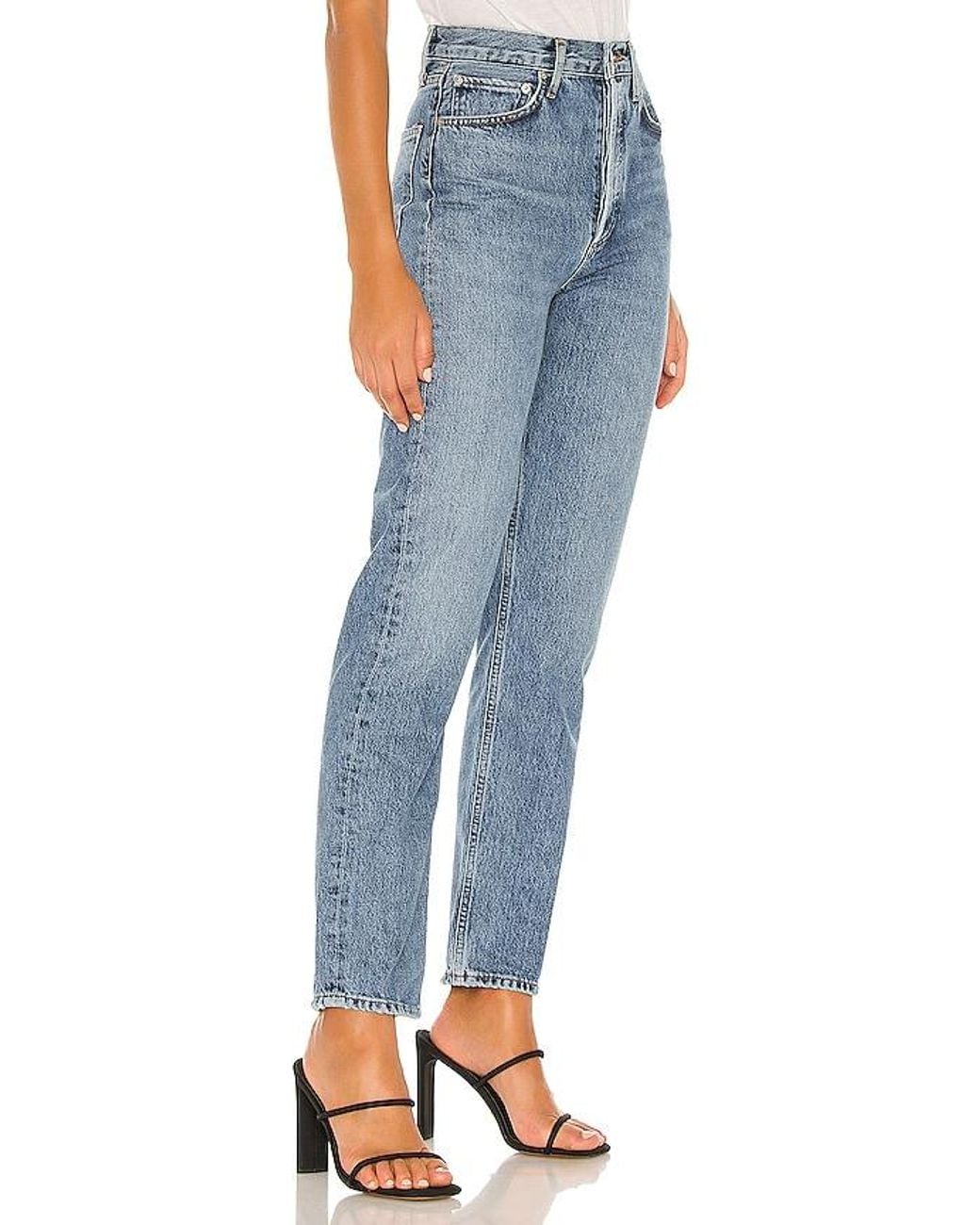 Agolde Blue 90's Pinch Waist Jeans